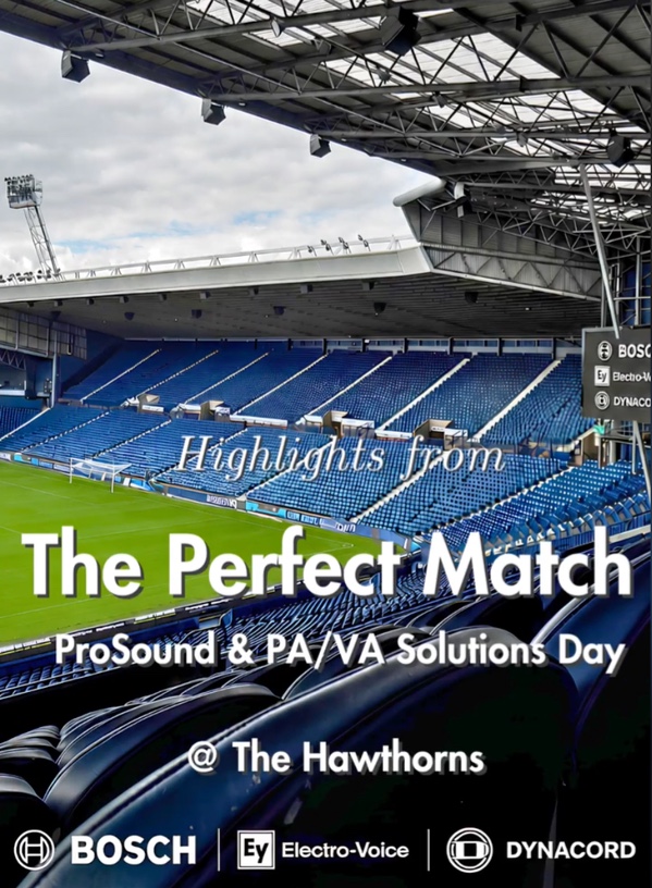 Electro-voice, Dynacord & Bosch PAVA Audio Solutions Day at The Hawthorns Football Stadium